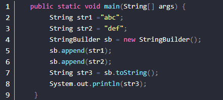 stringbuilder方法、stringbuilder常用方法