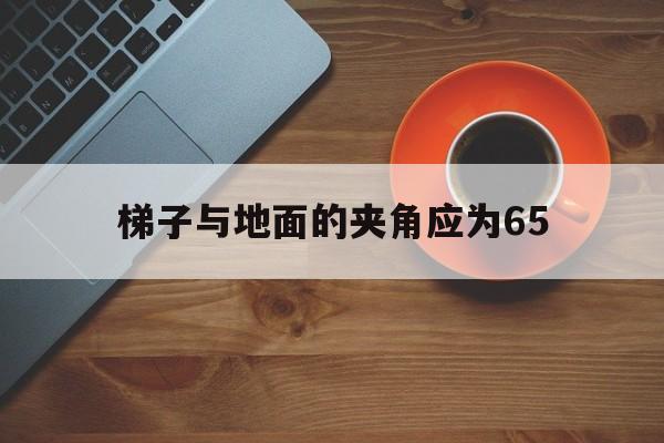 梯子与地面的夹角应为65、梯子与地面的夹角应为65左右,工作人员